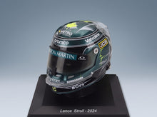 Stilo F1 Helmet Lance Stroll Aston Martin Aramco Cognizant No. 18 Season 2024 Spark Model 1:5 - front three-quarter view