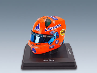 Bell Helmet Alex Albon Williams Racing No. 23 Miami GP 2025 Spark Model 1:5 - front three-quarter view