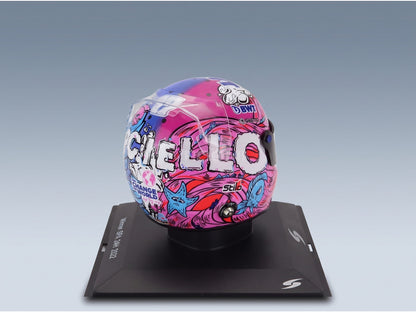 Stilo Helmet Mercedes-AMG GT3 Akkodis ASP No. 88 Raffaele Marciello Winner 24h Spa 2022 Spark Model 1:5 scale helmet - rear three-quarter view