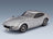 Toyota 2000GT 1967 Silver AUTOart 1:18 scale model - front three-quarter view