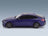 BMW 4-Series i4 M50 (G26) 2022 Matt Blue Minichamps 1:18 scale model - side view