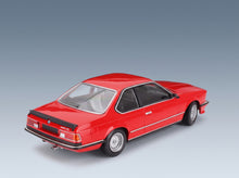 BMW 6 Series 635 CSi (E24) Coupé 1982 Red Minichamps 1:18 scale model - rear three-quarter view