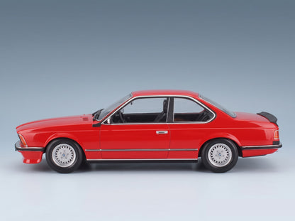 BMW 6 Series 635 CSi (E24) Coupé 1982 Red Minichamps 1:18 scale model - side view