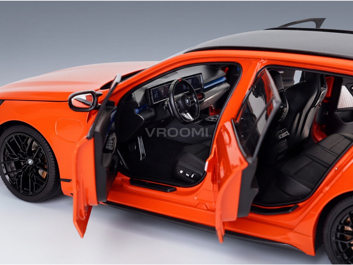 BMW - 5-SERIES M5 PERFORMANCE PARTS (G99) TOURING SW STATION WAGON 2024 - ORANGE BLACK scale model - interior