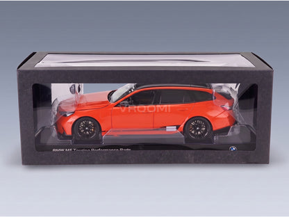 BMW - 5-SERIES M5 PERFORMANCE PARTS (G99) TOURING SW STATION WAGON 2024 - ORANGE BLACK scale model - original packaging