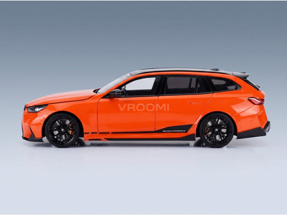 BMW - 5-SERIES M5 PERFORMANCE PARTS (G99) TOURING SW STATION WAGON 2024 - ORANGE BLACK scale model - side view