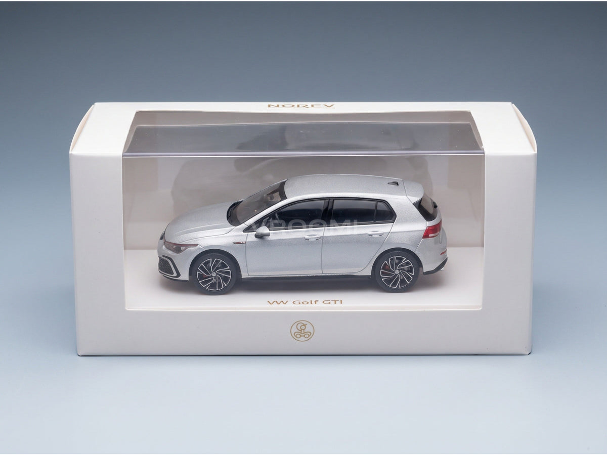 Volkswagen Golf VIII GTI 2020 Silver Norev 1:43 scale model - original packaging