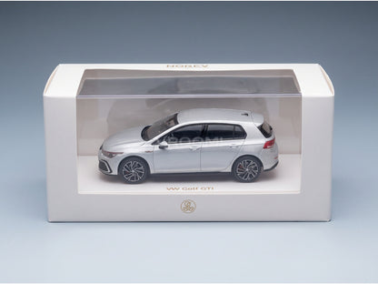 Volkswagen Golf VIII GTI 2020 Silver Norev 1:43 scale model - original packaging