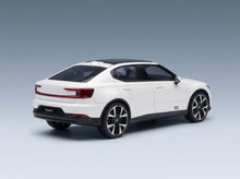 Polestar 2 2024 Snow White Norev 1:43 scale model - rear three-quarter view