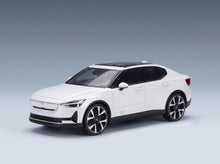 Polestar 2 2024 Magnesium Grey Norev 1:43 scale model - front three-quarter view