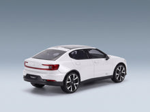 Polestar 2 2024 Magnesium Grey Norev 1:43 scale model - rear three-quarter view