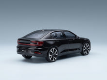 Polestar 2 2024 Space Black Norev 1:43 scale model - rear three-quarter view