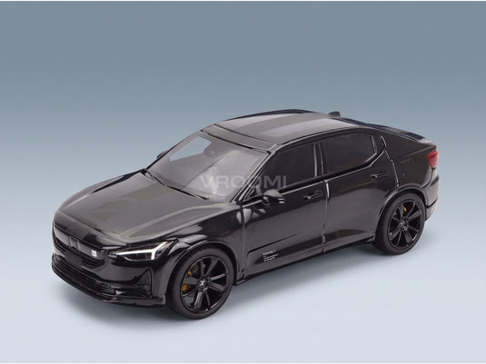 Polestar 2 BST 230 Edition 2024 Space Black Norev 1:43 scale model - front three-quarter view