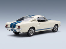 FORD USA - MUSTANG SHELBY GT350 COUPE 1965 - WHITE scale model - rear three-quarter view