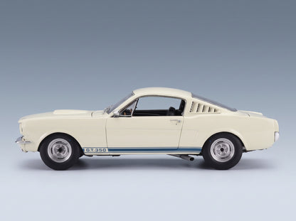 FORD USA - MUSTANG SHELBY GT350 COUPE 1965 - WHITE scale model - side view