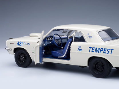 PONTIAC - TEMPEST SUPER DUTY WYNN ENGINEERING RACING 1963 - WHITE scale model - interior