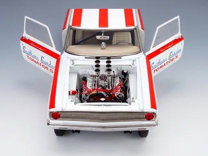 DODGE - CORONET AWB MR. TOMATO RACING 1965 - WHITE RED scale model - engine bay