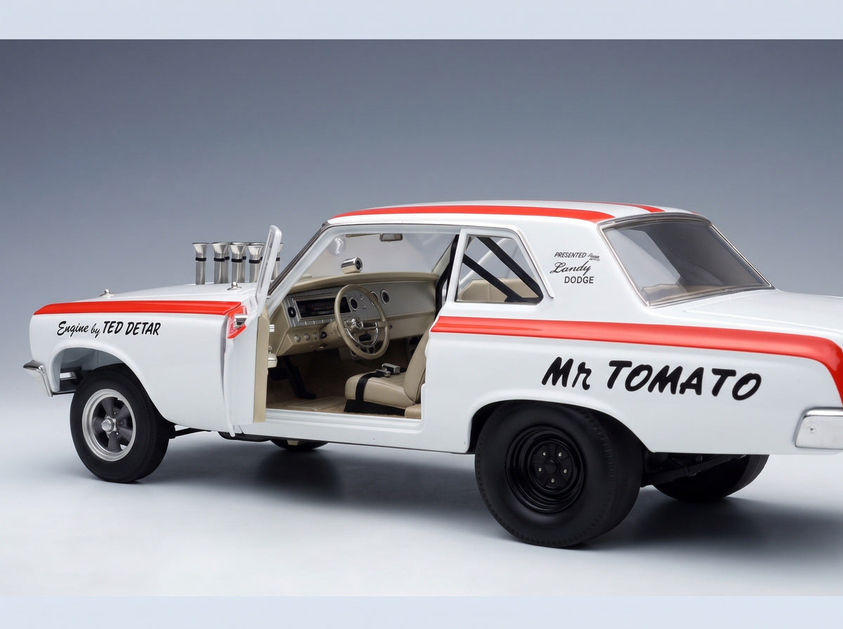 DODGE - CORONET AWB MR. TOMATO RACING 1965 - WHITE RED scale model - interior