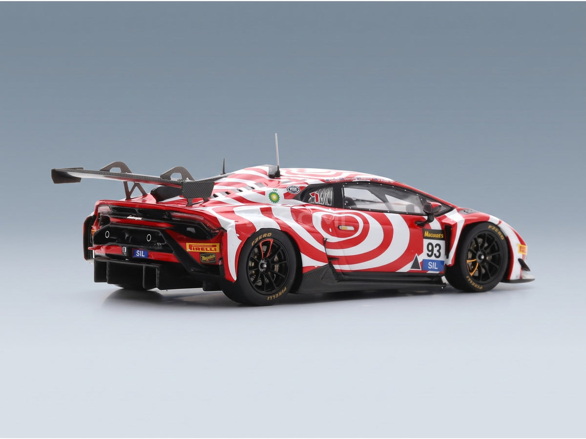 Lamborghini Huracán GT3 EVO2 Wall Racing No. 93 D'Alberto Deitz Denyer Leitch 12h Bathurst 2025 Spark Model 1:43 scale model - rear three-quarter view