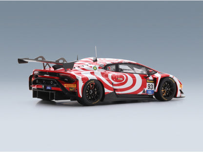 Lamborghini Huracán GT3 EVO2 Wall Racing No. 93 D'Alberto Deitz Denyer Leitch 12h Bathurst 2025 Spark Model 1:43 scale model - rear three-quarter view