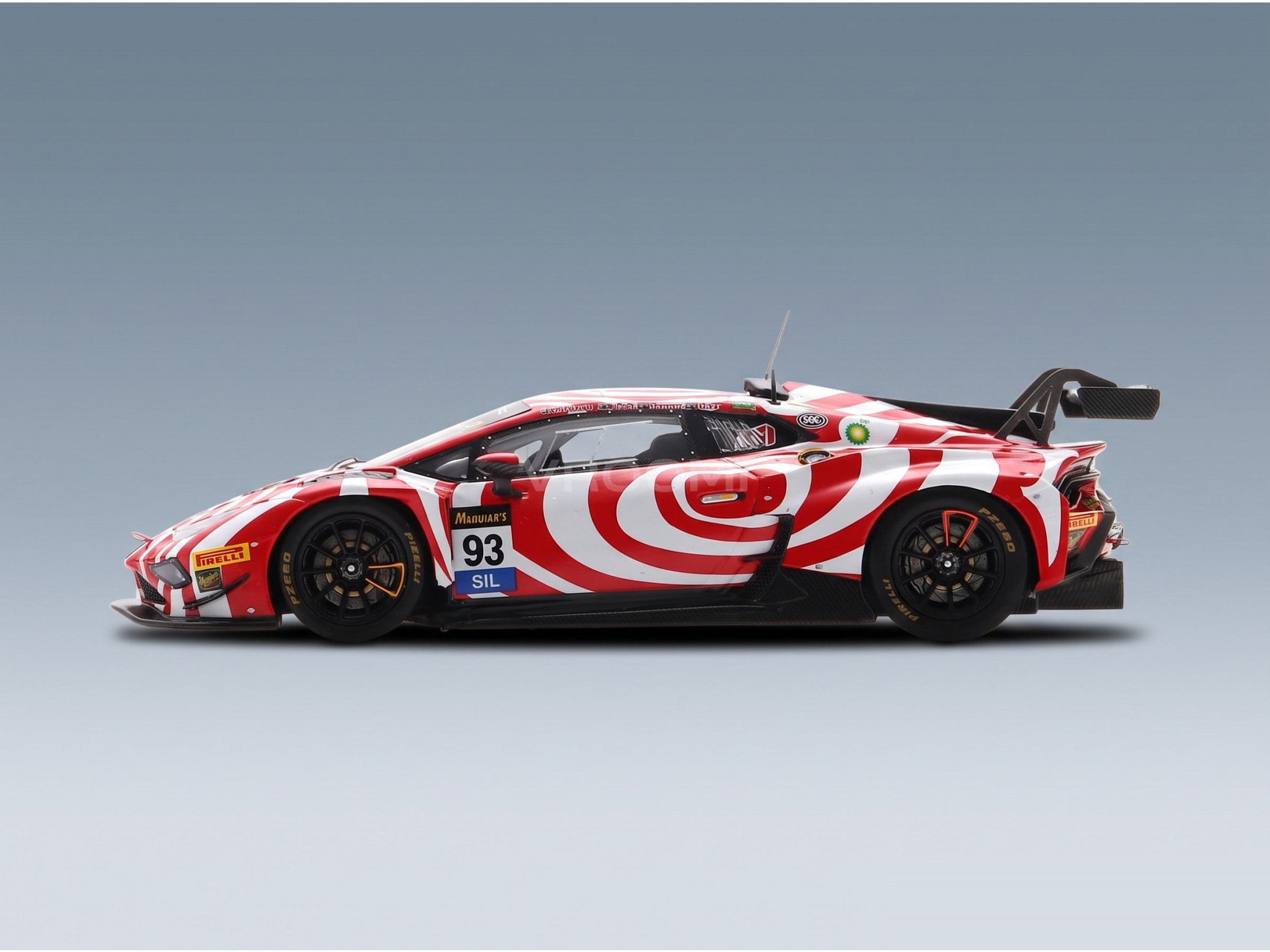 Lamborghini Huracán GT3 EVO2 Wall Racing No. 93 D'Alberto Deitz Denyer Leitch 12h Bathurst 2025 Spark Model 1:43 scale model - side view