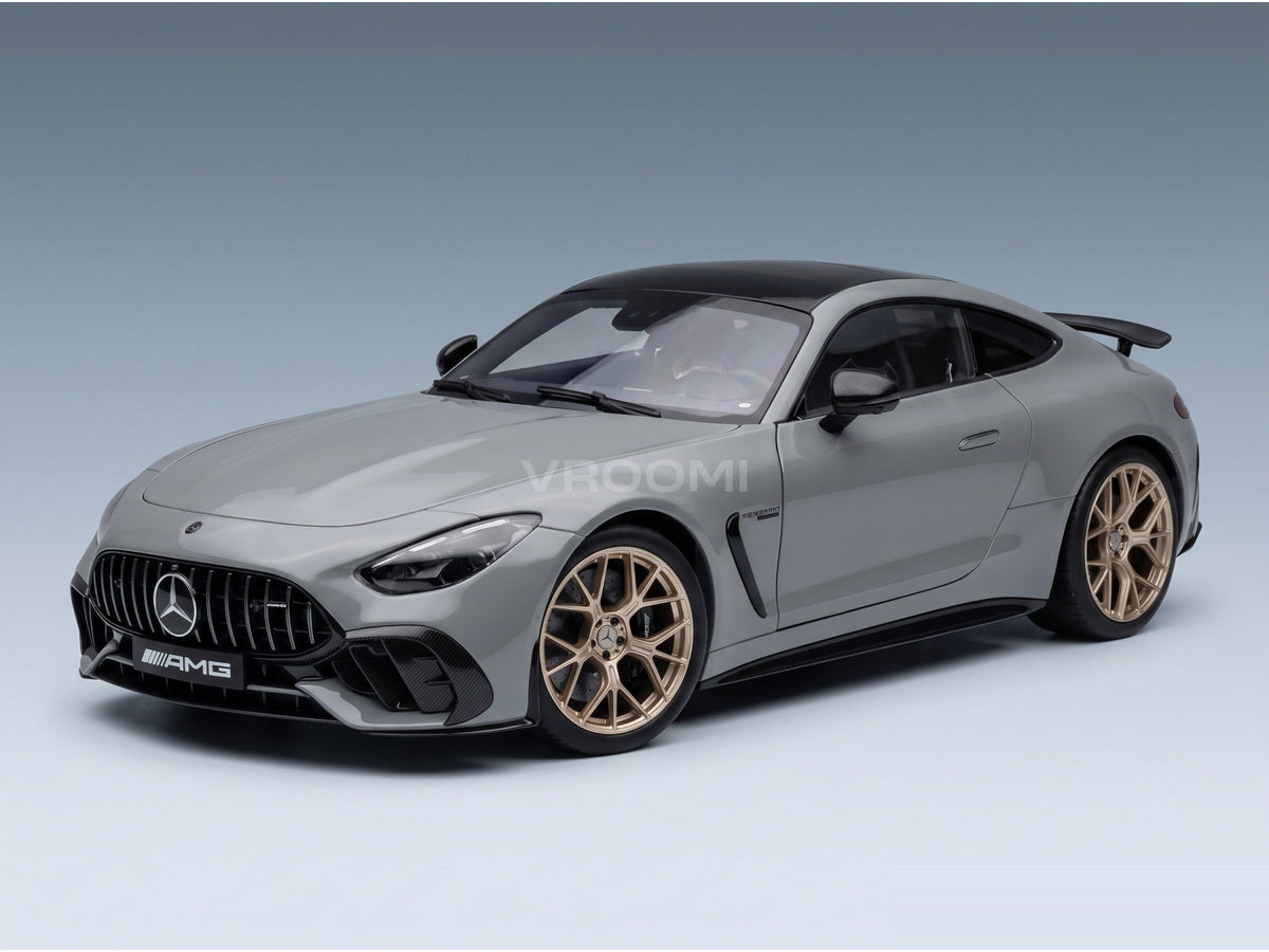 MERCEDES BENZ - GT AMG PRO 2025 - ALPIN GREY - front three-quarter view