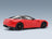 Ferrari 599 GTB Fiorano F-1 Gearbox 2007 Rosso Corsa with Showcase BBR Models 1:18 scale model - rear three-quarter view