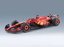 Ferrari SF-24 Scuderia Ferrari No. 16 Charles Leclerc 2nd Australian GP 2024 BBR Models 1:18 scale model - front three-quarter view