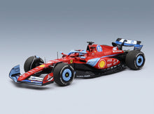 Ferrari SF-24 Scuderia Ferrari No. 16 Charles Leclerc 3rd Miami GP 2024 with Showcase BBR Models 1:18 scale model - front three-quarter view