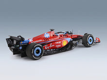 Ferrari SF-24 Scuderia Ferrari No. 16 Charles Leclerc 3rd Miami GP 2024 with Showcase BBR Models 1:18 scale model - rear three-quarter view