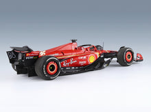 Ferrari SF-24 Scuderia Ferrari No. 16 Charles Leclerc 2nd Australian GP 2024 with Showcase BBR Models 1:18 scale model - rear three-quarter view
