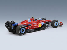 Ferrari SF-24 Scuderia Ferrari No. 55 Carlos Sainz 5th Miami GP 2024 BBR Models 1:18 scale model - rear three-quarter view