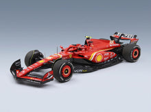 Ferrari SF-24 Scuderia Ferrari No. 55 Carlos Sainz Winner Australian GP 2024 with Showcase BBR Models 1:18 scale model - front three-quarter view