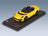 Ferrari 812 Competizione A Spider 2022 Giallo Tristrato Black Wheels BBR Models 1:43 scale model - front three-quarter view on display base