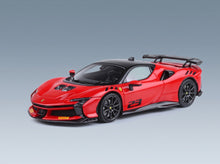 Ferrari SF90 XX Stradale No. 23 2024 Rosso Corsa 322 Black BBR Models 1:43 - front three-quarter view