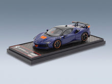 Ferrari SF90 XX Stradale 2024 Blu Elettrico Black Orange BBR Models 1:43 - base