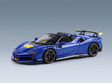 Ferrari SF90 XX Stradale Spider 2024 Azzurro Dino BBR Models 1:43 - front three-quarter view