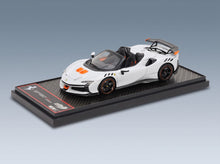 Ferrari SF90 XX Stradale Spider 2024 Bianco Artico Orange Black BBR Models 1:43 - base