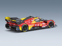 Ferrari 499P AF Corse No. 50 Fuoco Molina Nielsen Winner 24h Le Mans 2024 BBR Models 1:43 scale model - rear three-quarter view