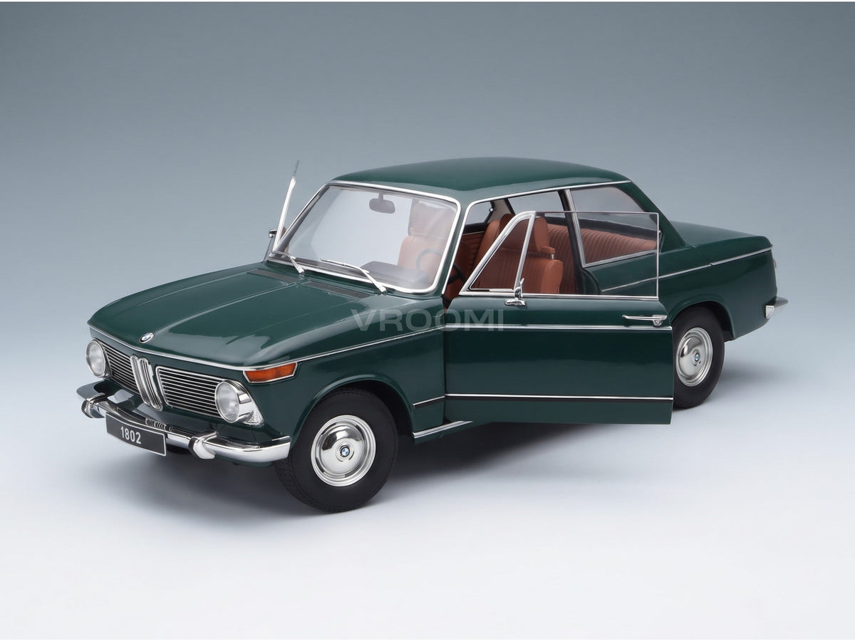 BMW 1802 1-Series 1967 Green KK Scale 1:12 scale model - opening parts