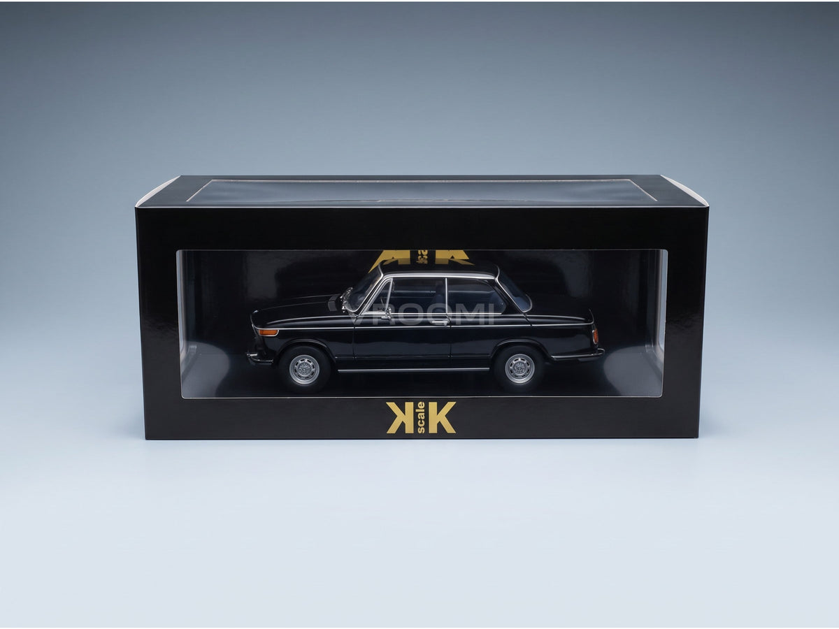 BMW 1502 2-Series 1974 Dark Blue KK Scale 1:18 scale model - original packaging