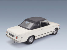 BMW 1600-2 Cabriolet 1968 White with Removable Soft-Top KK Scale 1:18 scale model - rear three-quarter view