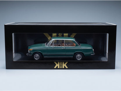 BMW 1802 1-Series Facelift 1971 Dark Green KK Scale 1:18 scale model - original packaging