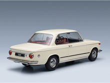 BMW 1802 1-Series Facelift 1971 White KK Scale 1:18 scale model - rear three-quarter view
