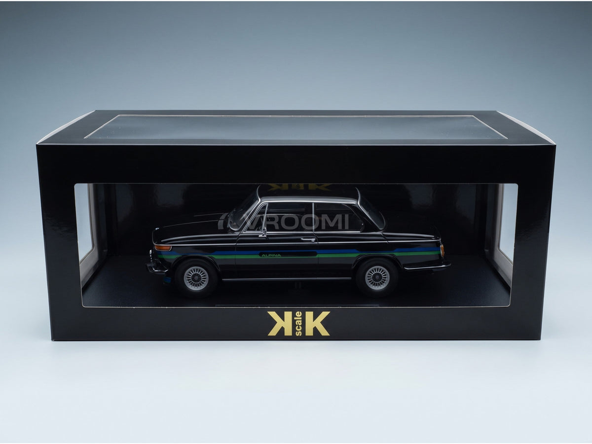 BMW 2002 Alpina 1974 Black KK Scale 1:18 scale model - original packaging