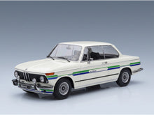 BMW 2002 Alpina 1974 White KK Scale 1:18 scale model - front three-quarter view