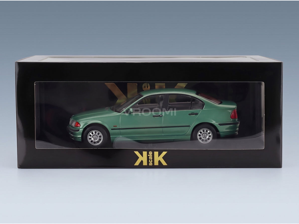 BMW 3 Series E46 1999 Light Green KK Scale 1:18 scale model - original packaging