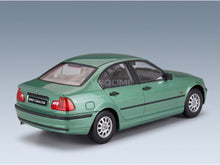 BMW 3 Series E46 1999 Light Green KK Scale 1:18 scale model - rear three-quarter view