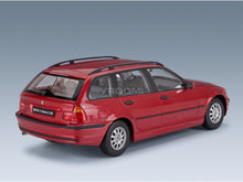BMW 3-Series E46 Touring Station Wagon 1999 Red KK Scale 1:18 scale model - rear three-quarter view