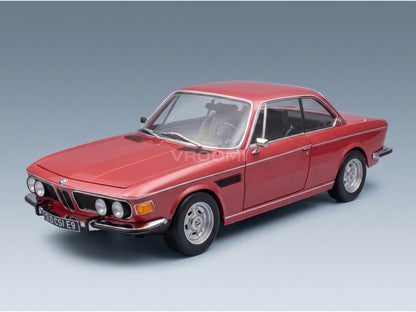 BMW 3.0 CSi E9 Coupé 1971 Red Metallic Aluminium Rims KK Scale 1:12 scale model - front three-quarter view